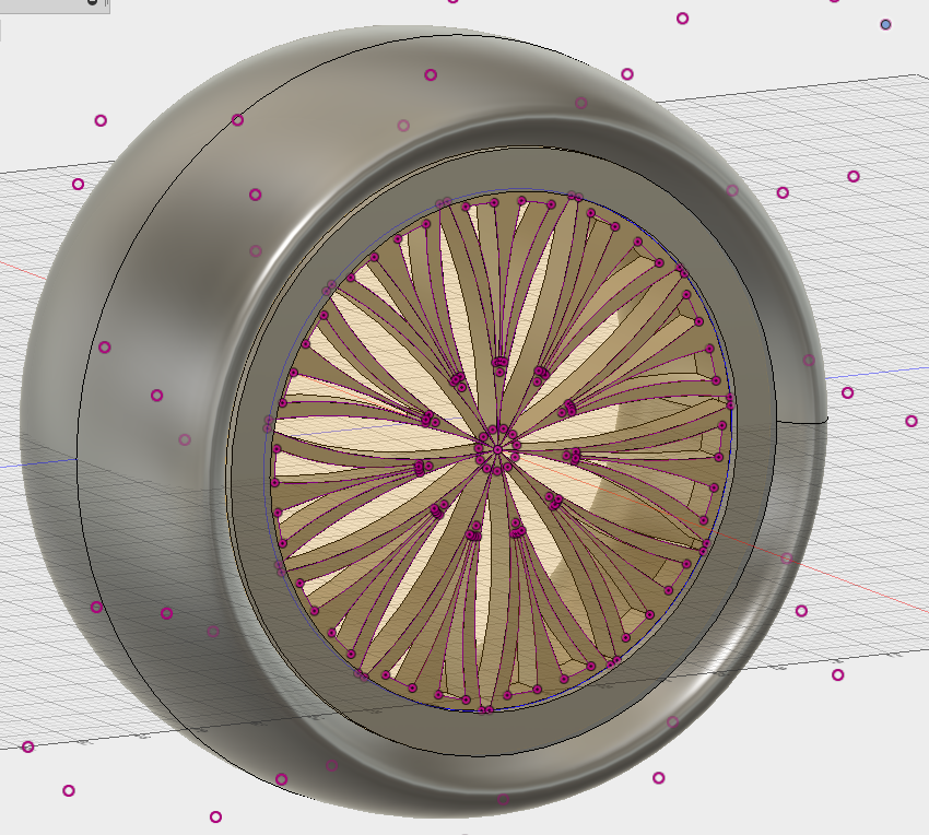 850x764 Fusion 360 , Car Wheel In 10 Steps Fusion 360 Autodesk - Rim Sketch