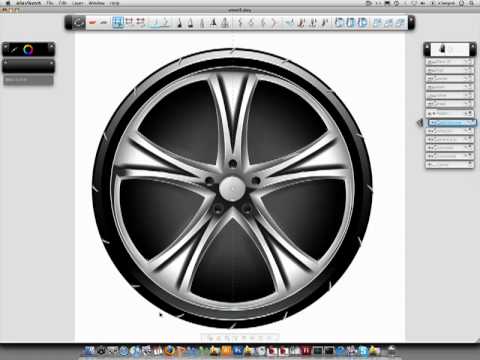 480x360 Autodesk New Alias Sketch Wheel Sketches - Rim Sketch