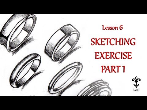 480x360 How To Sketch Rings In Perspective - Ring Sketch