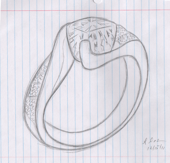 576x552 Jewelry Sketch Artist, Sketches, Ring, Rings - Ring Sketch