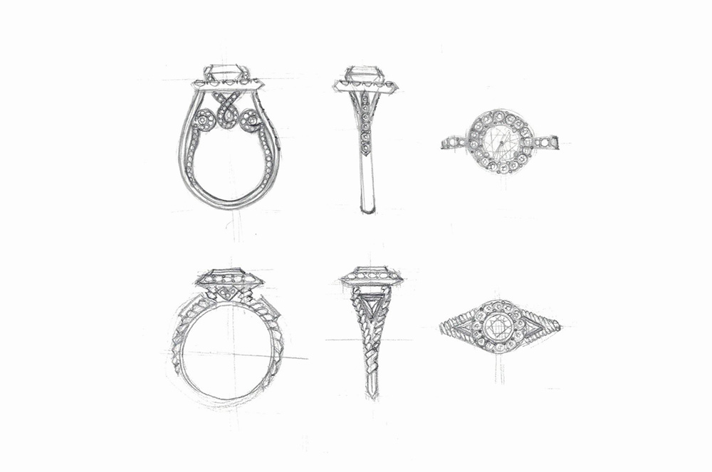 1000x663 Design Ideas For Engagement Ring Collection - Ring Sketch