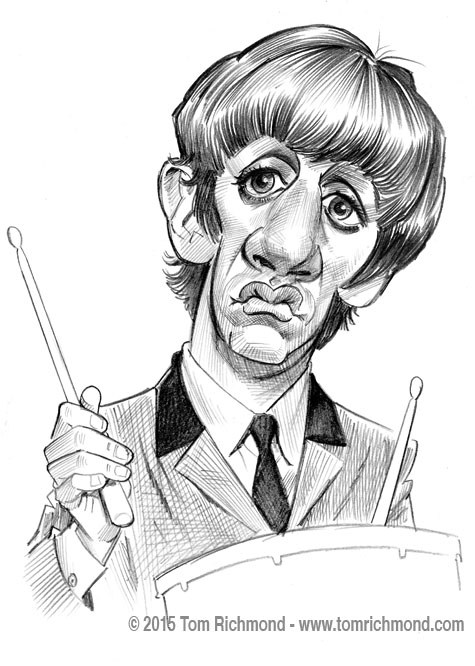 475x666 Richmond Illustration Inc. - Ringo Starr Sketch