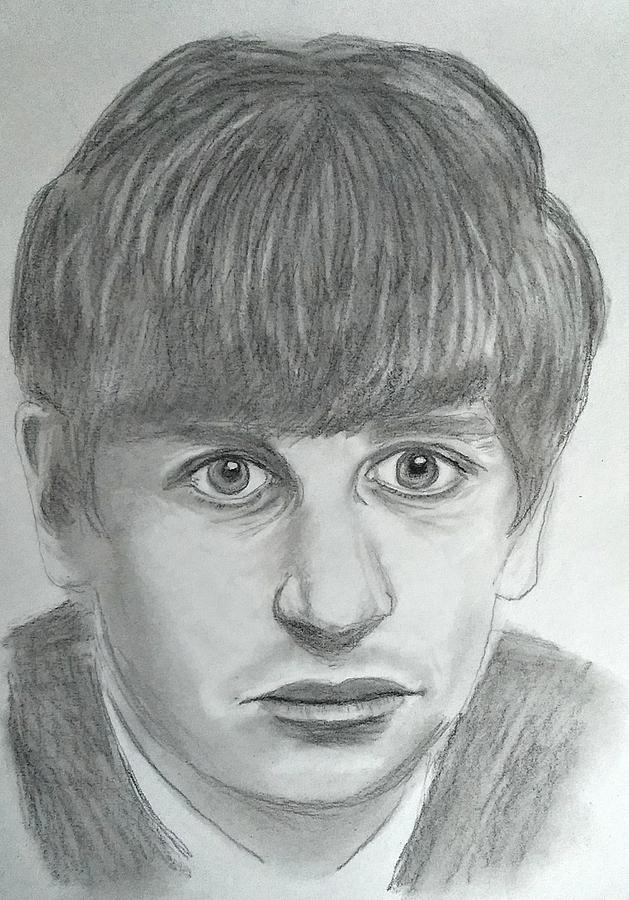 629x900 Ringo Starr Drawing By Paul Blackmore - Ringo Starr Sketch