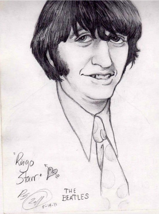 549x737 Ringo Starr Sketch By Rockpapsii - Ringo Starr Sketch
