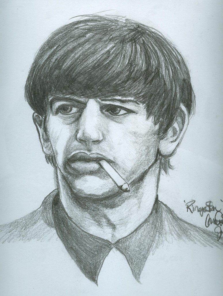 775x1030 Ringo Starr By On A Friday The Starr Of Art - Ringo Starr Sketch