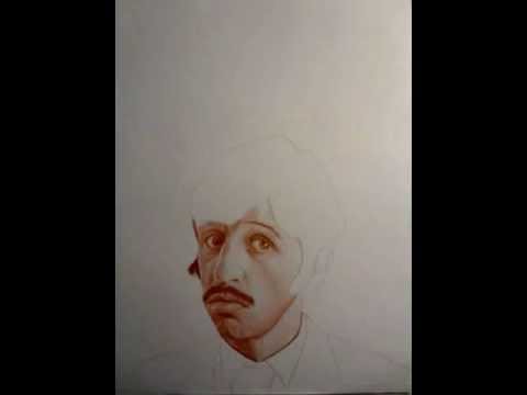 480x360 Speed Drawing Ringo Starr - Ringo Starr Sketch