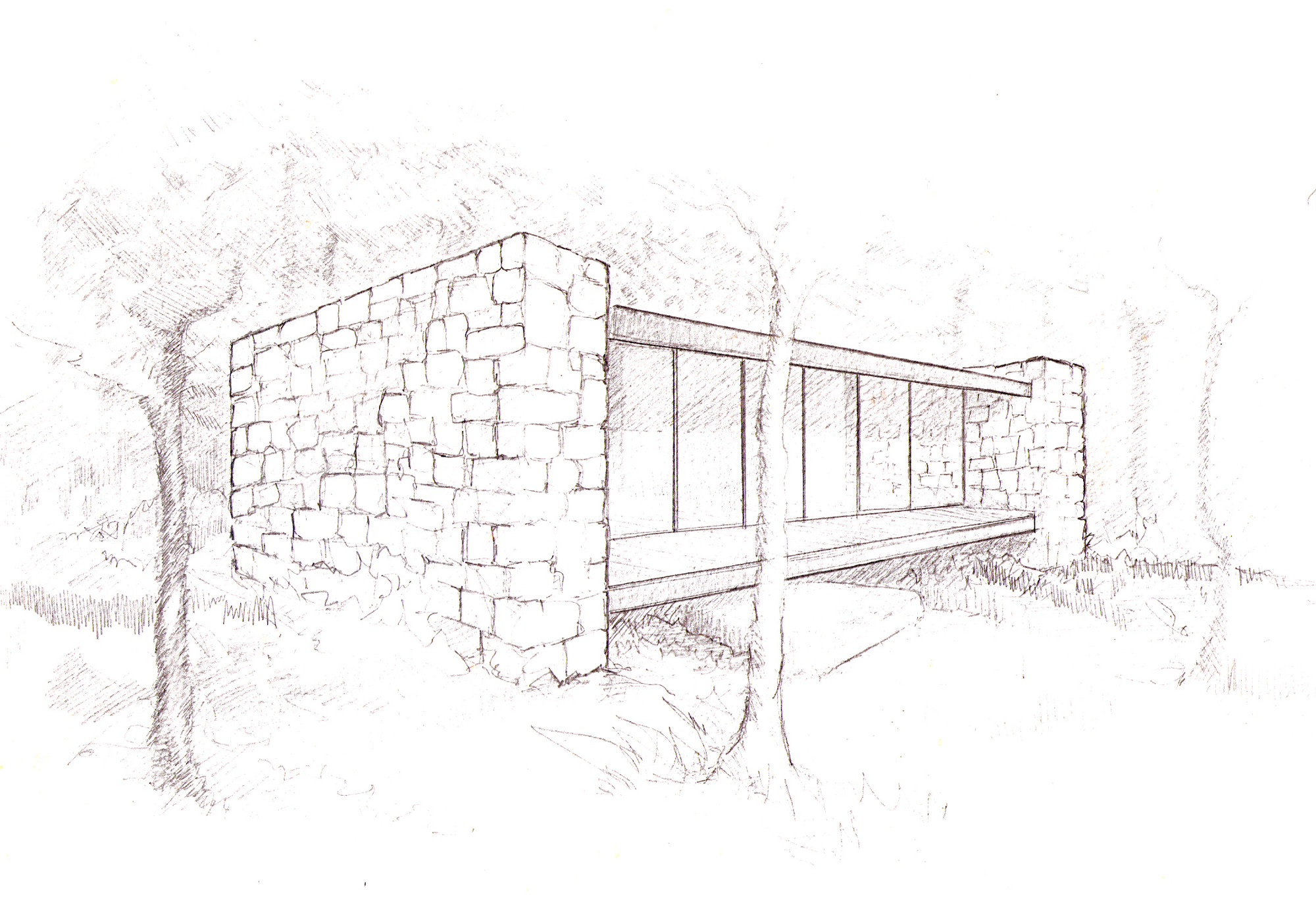 2000x1363 Gallery Of Rio Bonito House Carla - Rio Sketch