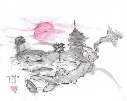 498x396 House Of The Rising Sun - Rising Sun Sketch