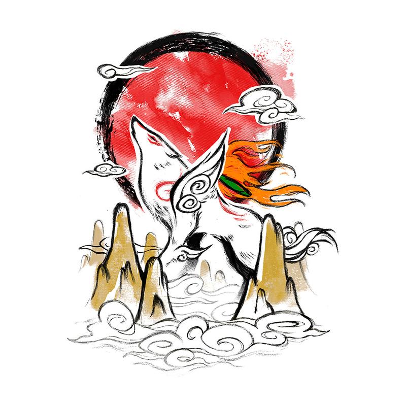 800x800 Okami Rising Sun Cloud City 7 - Rising Sun Sketch