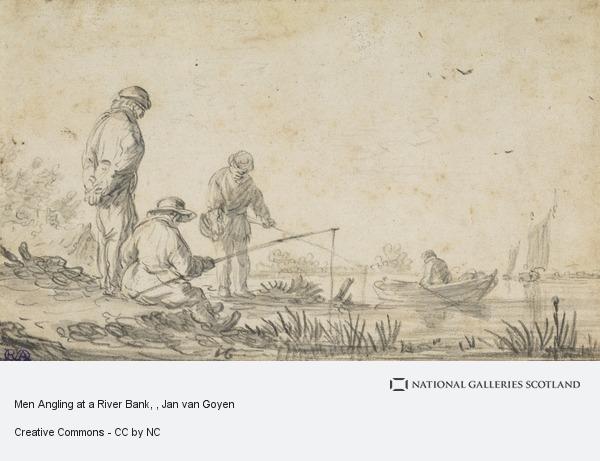 600x461 Men Angling - River Bank Sketch