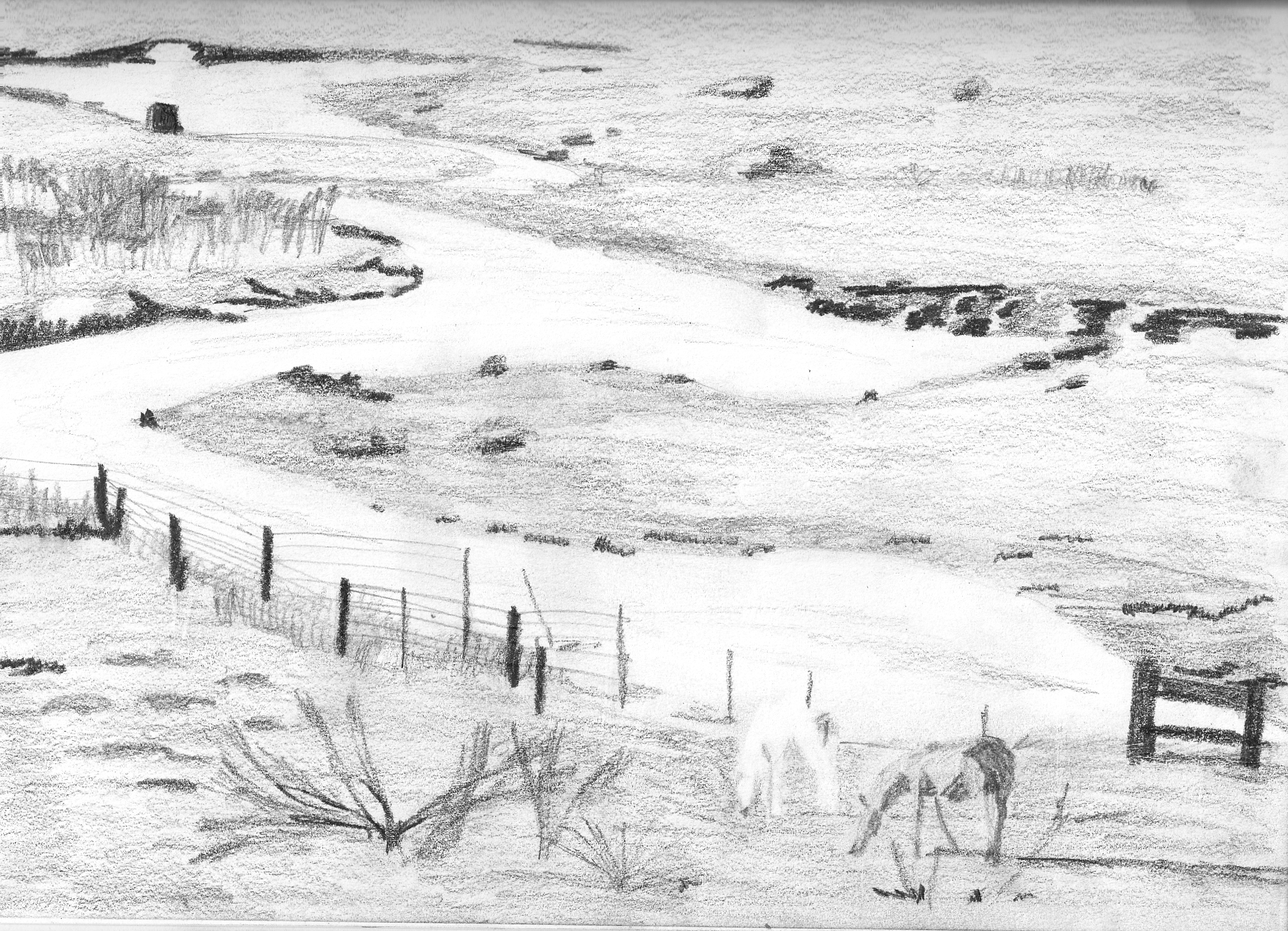 2321x1677 River Sketch - River Sketch Images