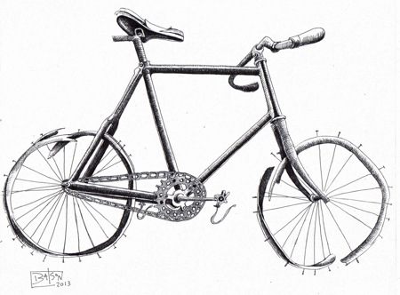 450x332 Nyack Sketch Log Survive The Road By Sharing Nyack News And Views - Road Bike Sketch