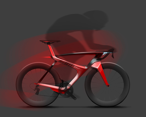 600x483 Bicycle Sketch On Behance - Road Bike Sketch