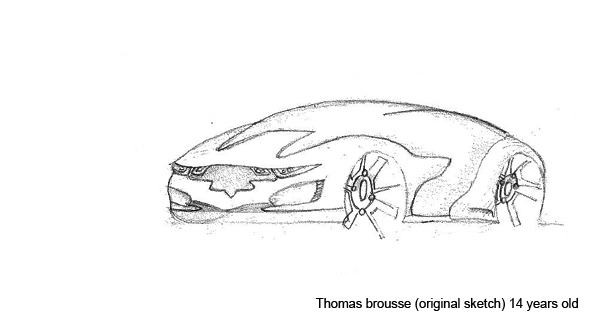 600x329 Peugeot Okapi Contest Making Of Road Runner On Behance - Road Runner Sketch