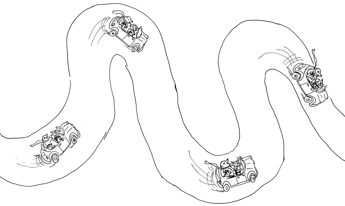 1188x710 Matthewcordellblogs On Down The Road - Road Sketch