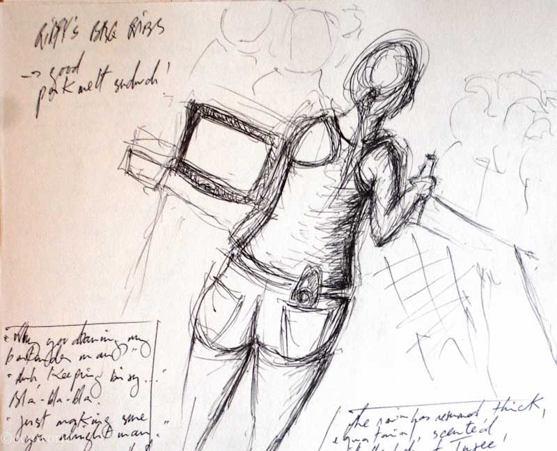 800x647 Travel Drawings Road Sketches - Road Sketch