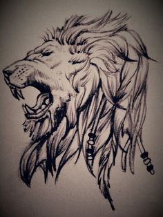 236x314 Image Amazing Lion Drawing Miss Mary Animals - Roaring Lion Sketch