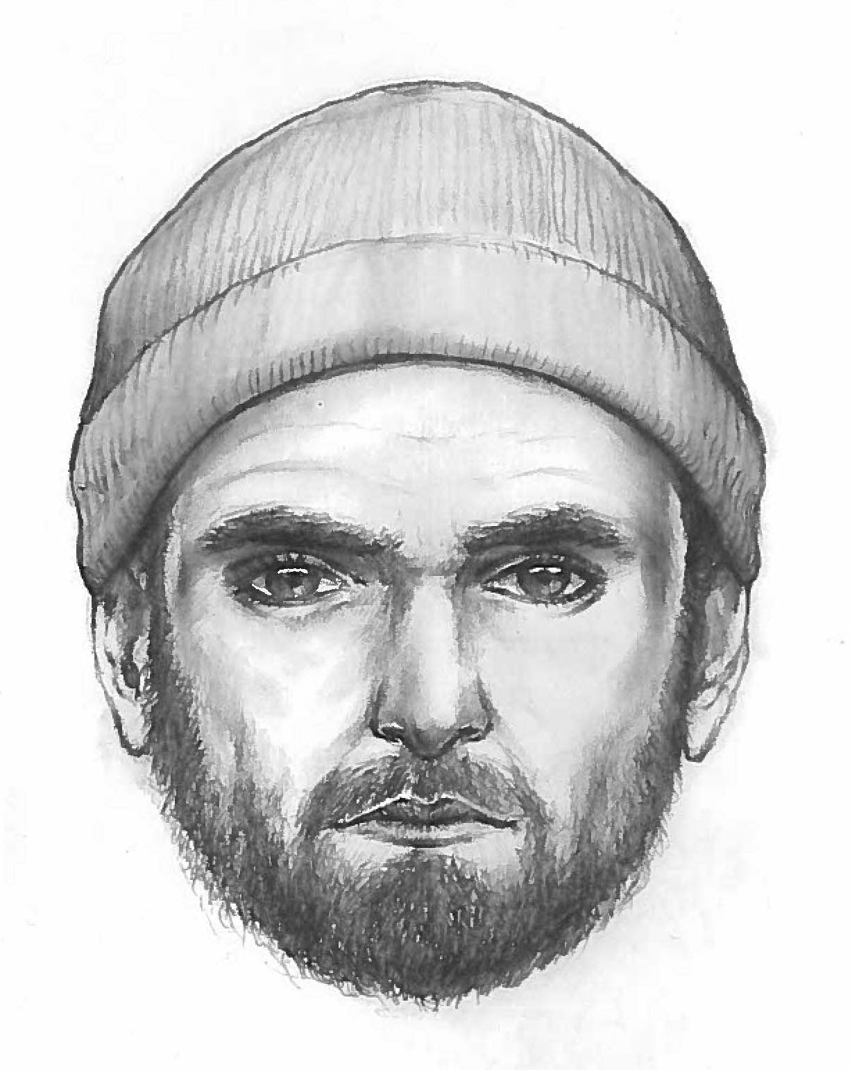 1225x1542 Police Release Sketch Of Robbery Suspect - Robbery Sketch