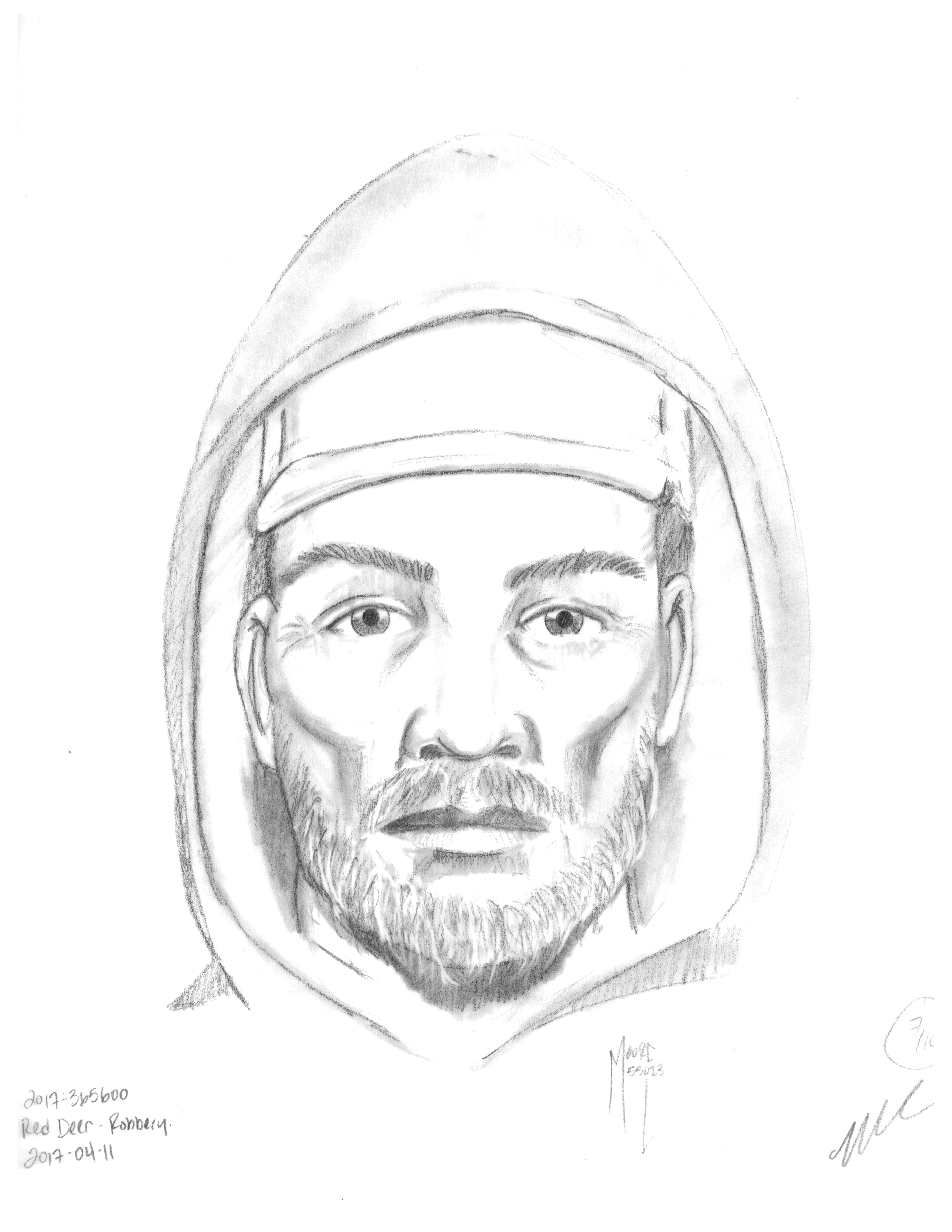 5100x6600 Police Release Sketch Of Robbery Suspect - Robbery Sketch