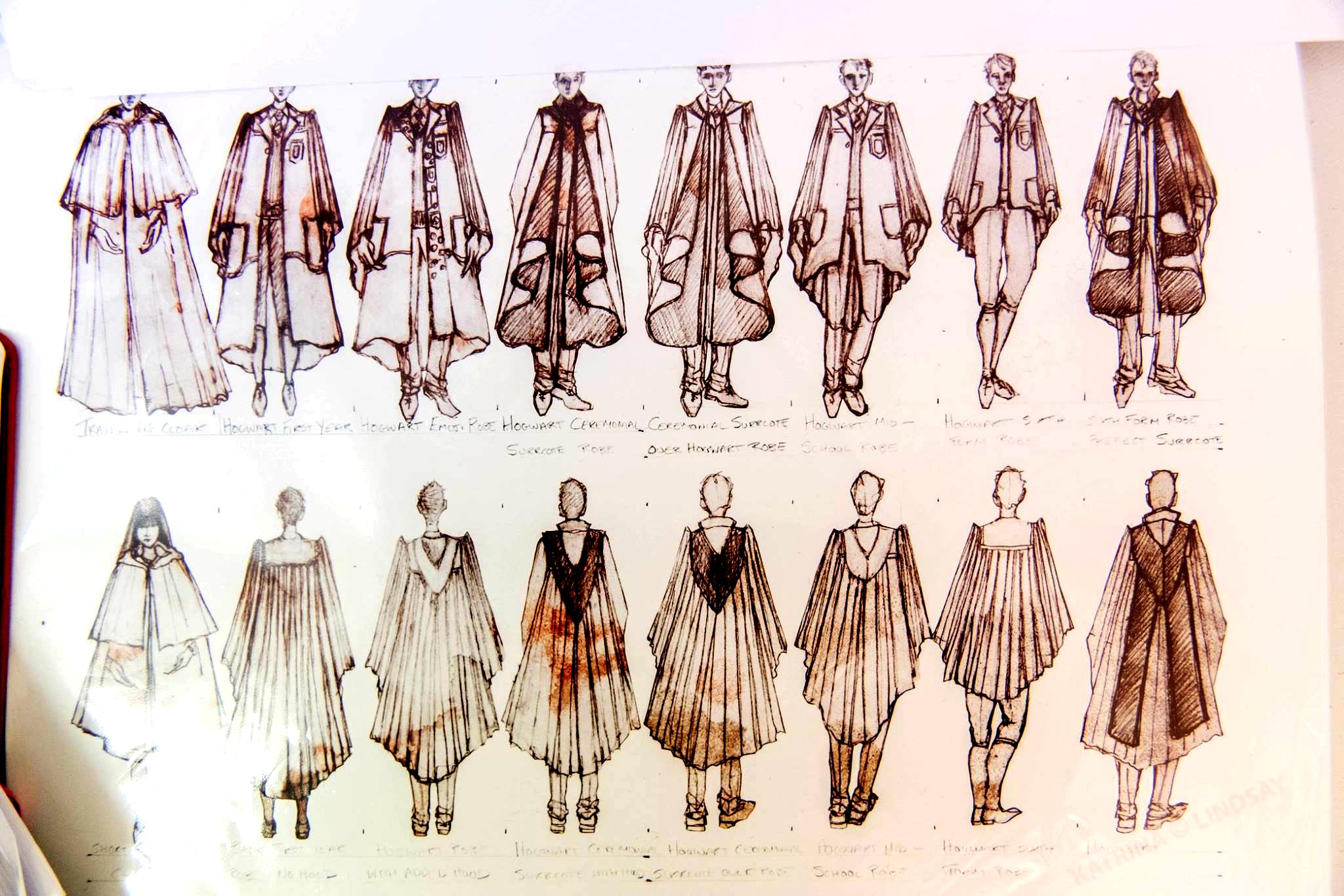 2048x1365 Cursed Child Reveals Updated Hogwarts Robes Designs - Robe Sketch