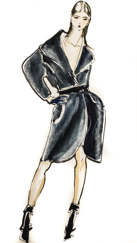 453x800 The Official Fashion Portfolio Academy Nyc Blog - Robe Sketch