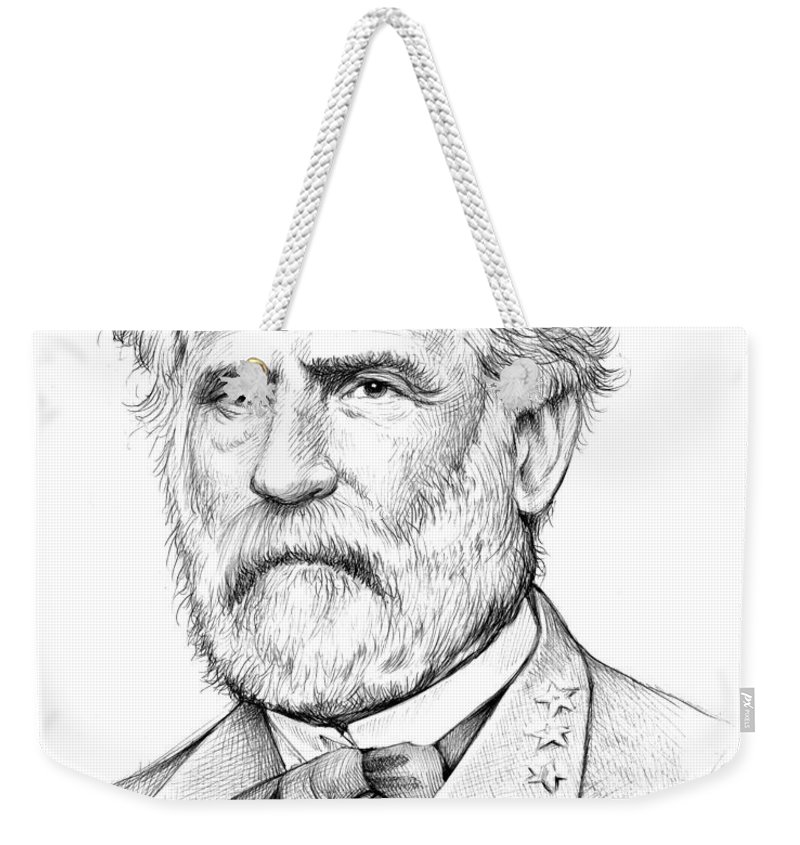 800x845 Robert E. Lee Weekender Tote Bag For Sale By Greg Joens - Robert E Lee Sketch