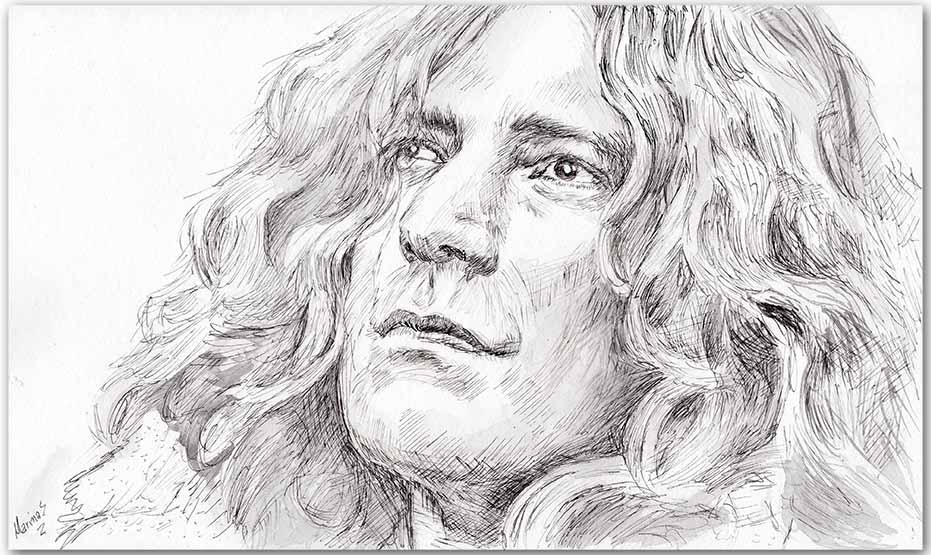 931x555 Robert Plant - Robert Plant Sketch