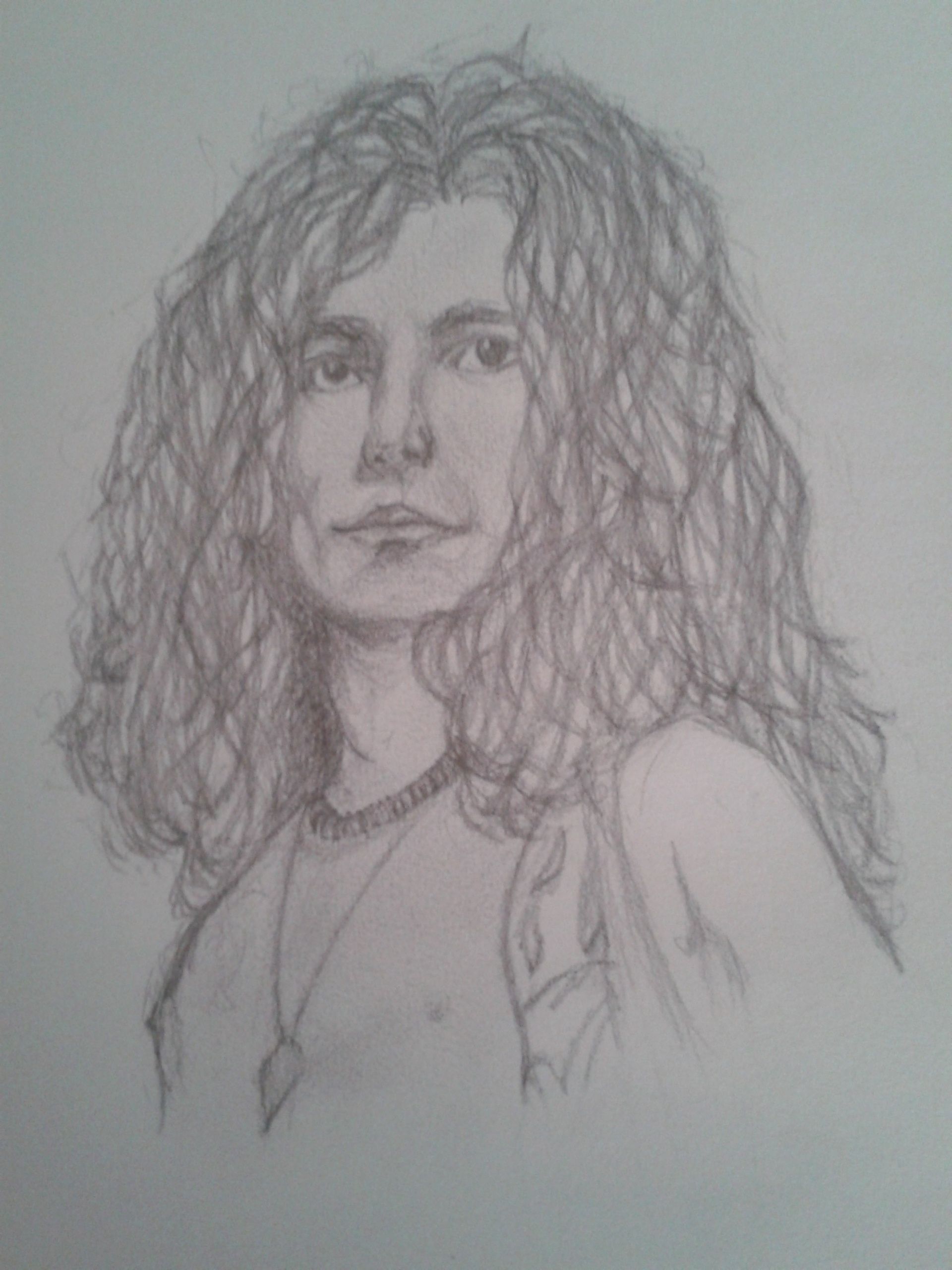 1920x2560 Robert Plant Sketch - Robert Plant Sketch