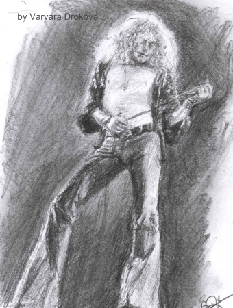 340x450 Robert Plant Vol.3 Sketch By Aelroun - Robert Plant Sketch