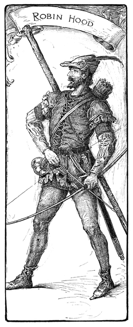 260x640 Robin Hood Clipart Etc - Robin Hood Sketch