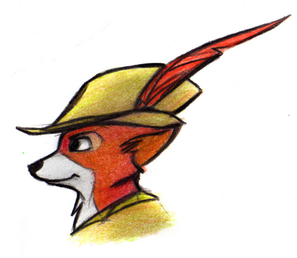 600x521 Robin Hood Sketch By Jacky Bunny - Robin Hood Sketch