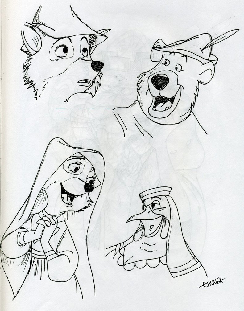 791x1009 Robin Hood Sketch By Ditadipolvere - Robin Hood Sketch