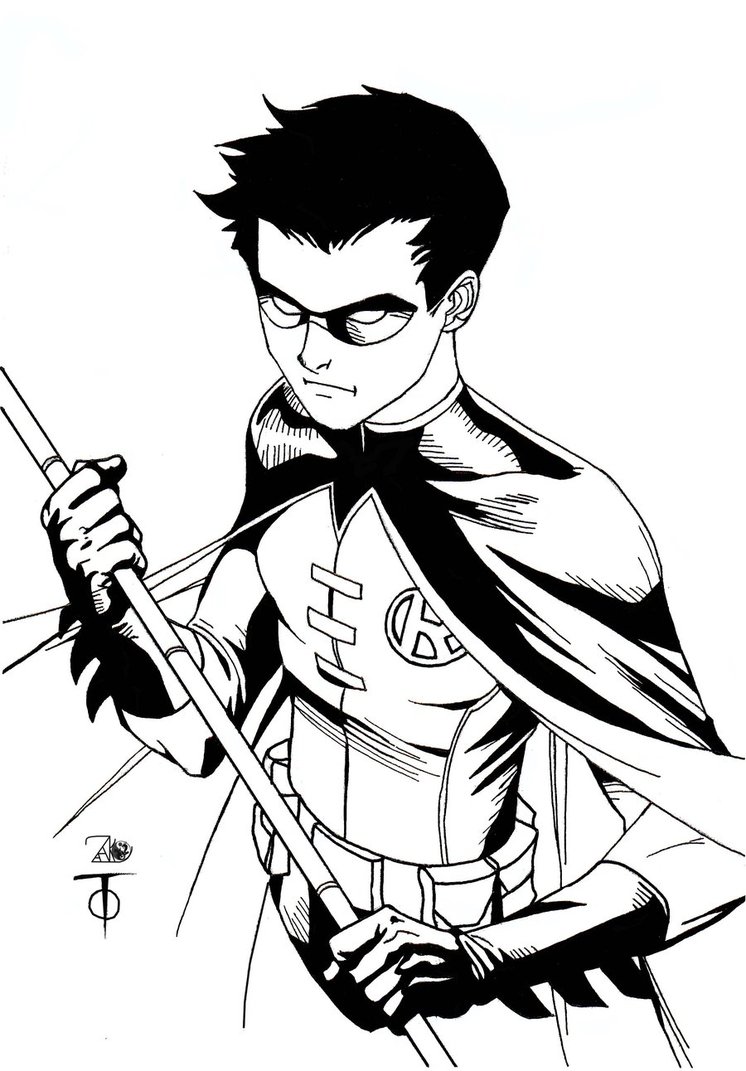 746x1071 Robin Sketch By Marcus To By Newerastudios - Robin Sketch