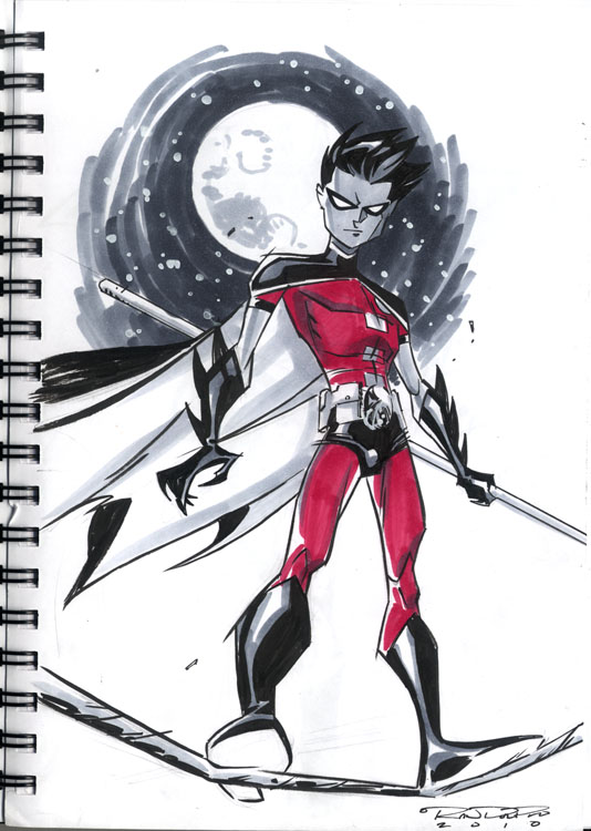 534x750 Sketchrobin By Kharyrandolph - Robin Sketch