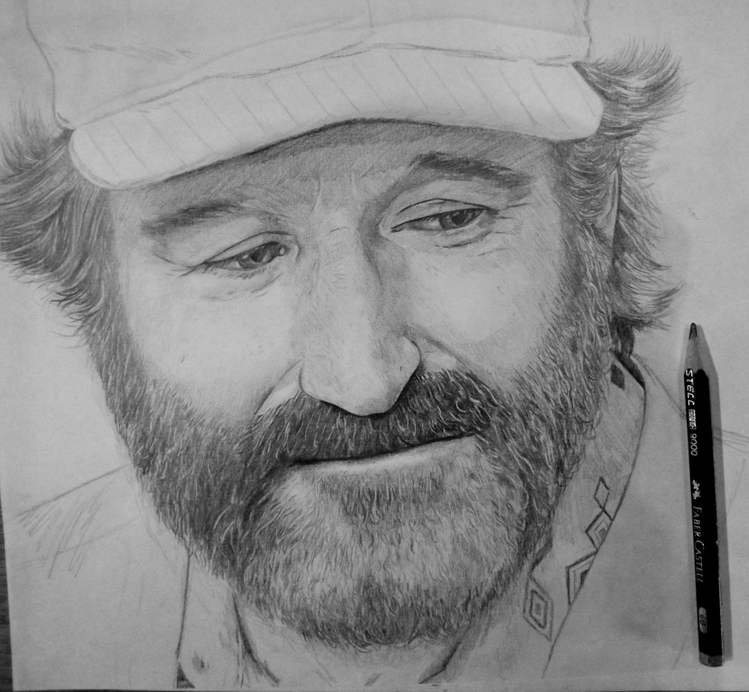 2612x2412 Robin Williams, A Beautiful Capture. (Credit To Usirjedipanda - Robin Williams Sketch