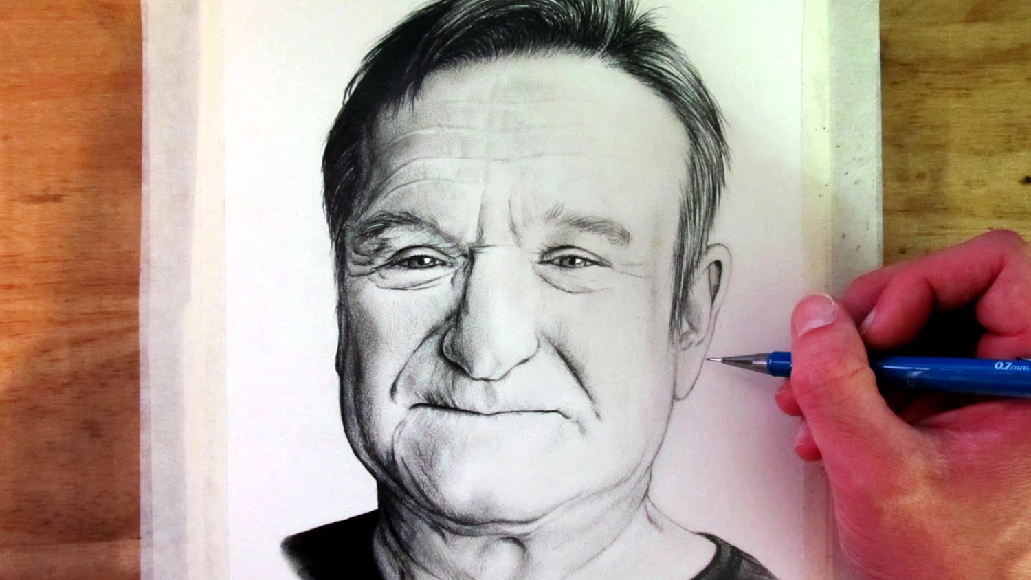 1500x844 Drawing Robin Williams - Robin Williams Sketch