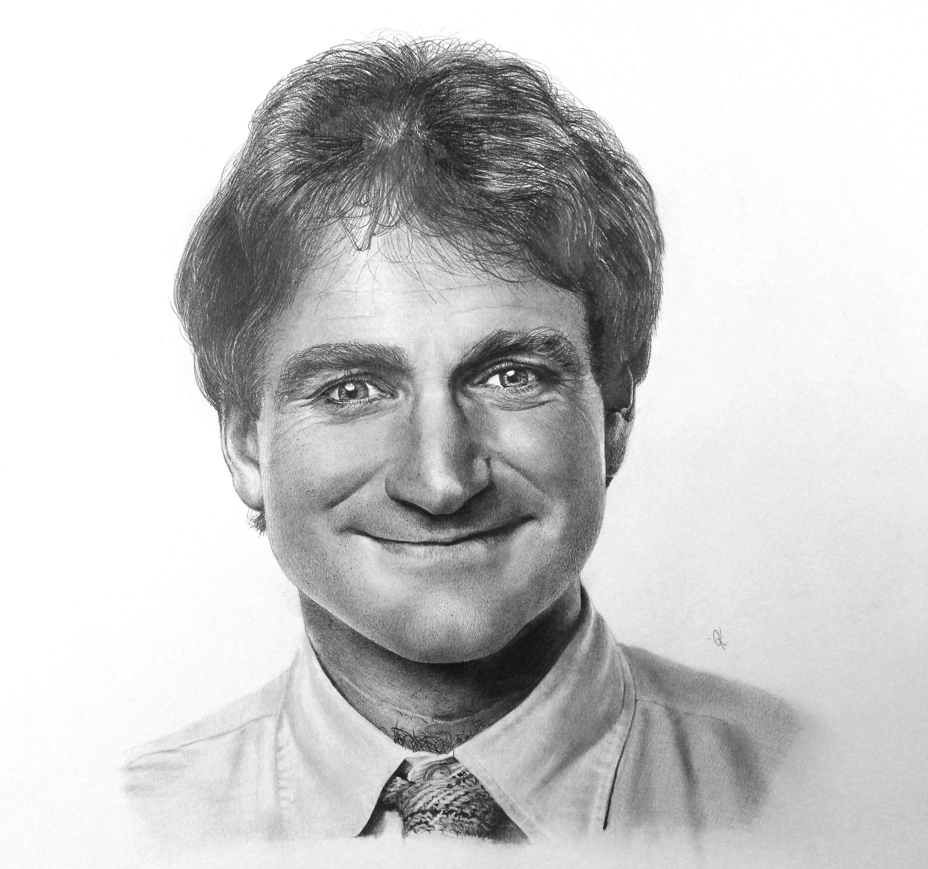 3110x2912 I Drew This Portrait Of Robin Williams Drawing - Robin Williams Sketch