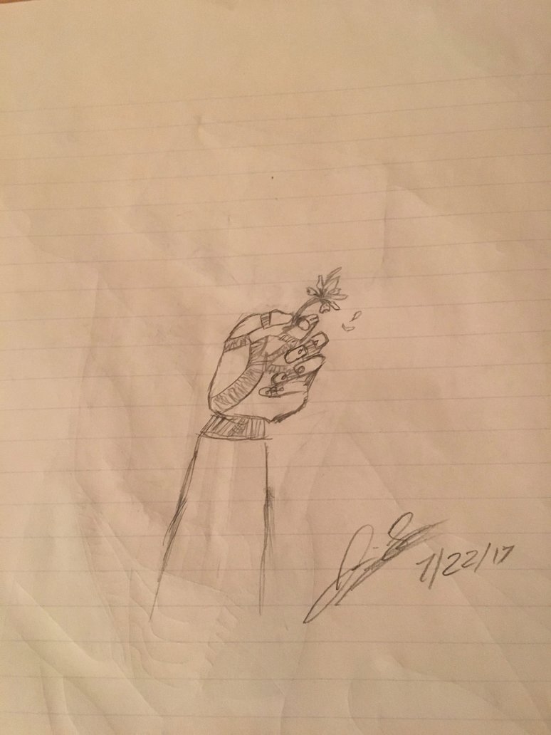 774x1032 Robot Hand Sketch By Spectraldjinn - Robot Hand Sketch