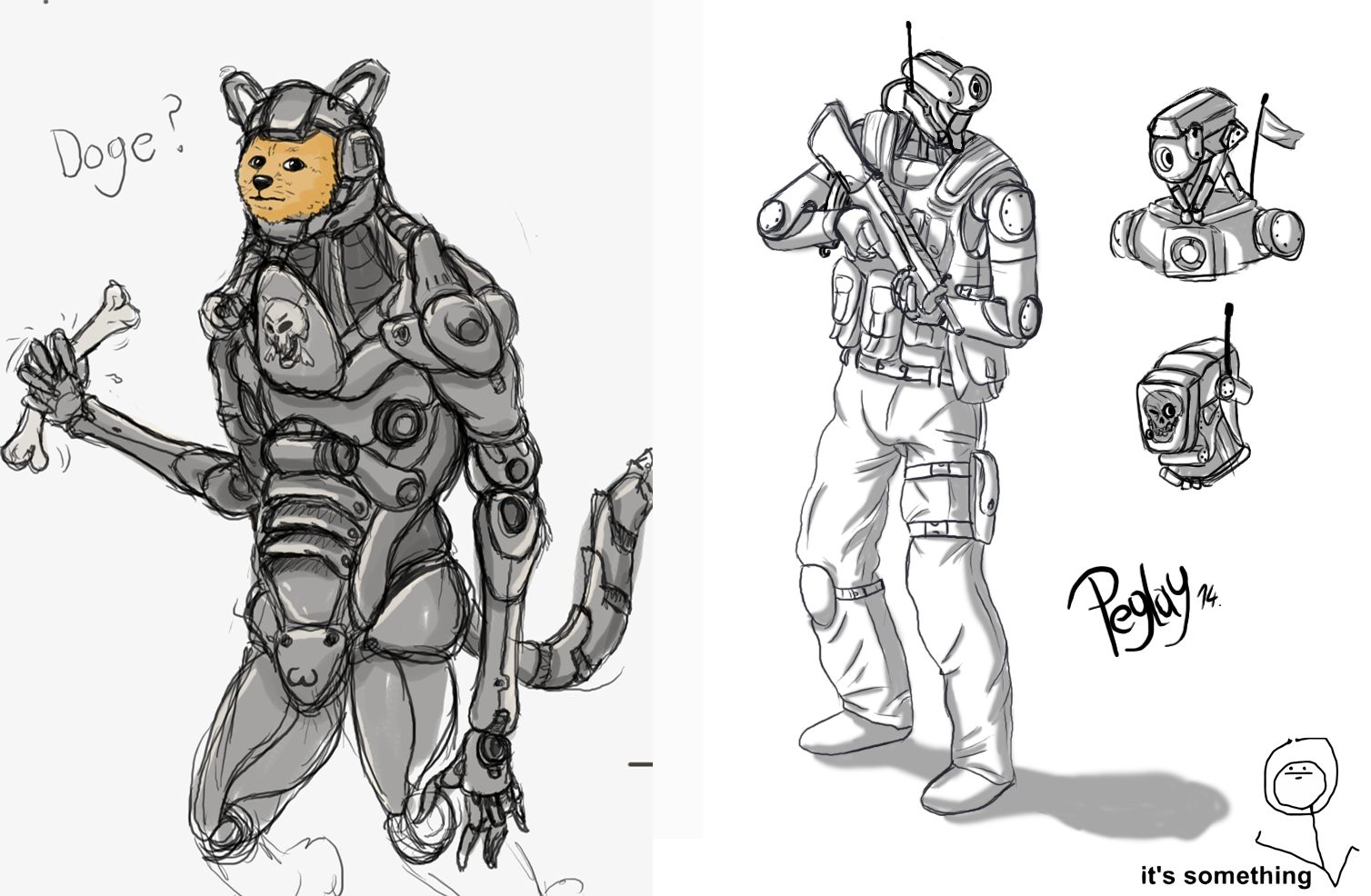 1508x986 Random Robot Sketches By Peglay On Newgrounds - Robot Sketch
