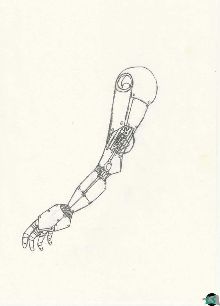 Robotic Arm Sketch at PaintingValley.com | Explore collection of