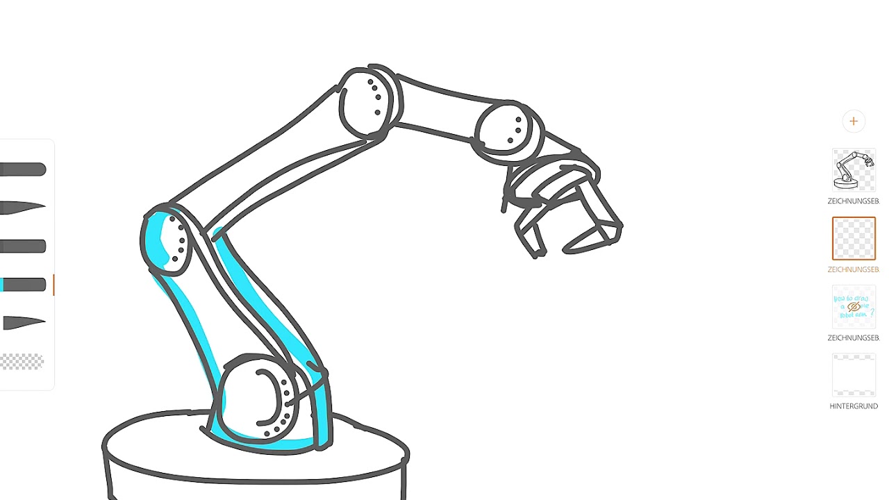 Robotic Arm Sketch at Explore collection of