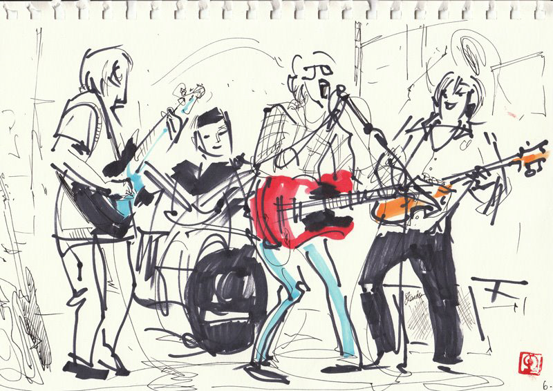800x566 Daria Rhein - Rock And Roll Sketch