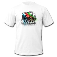 190x190 Leader Designs Guitar Rock Band Music Sketch Mens T Shirt By - Rock Band Sketch