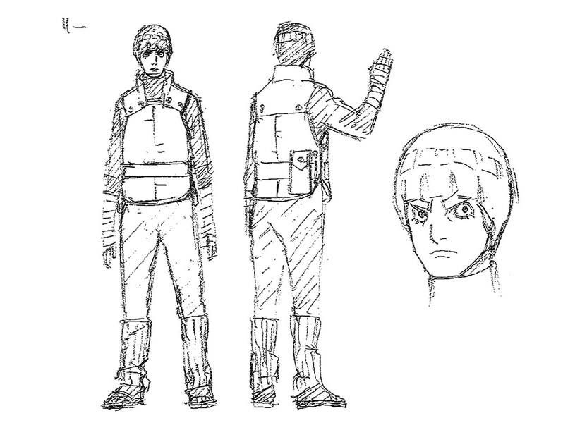 832x610 Naruto The Last Movie Sketches Rock Lee Every Thingnaruto - Rock Lee Sketch