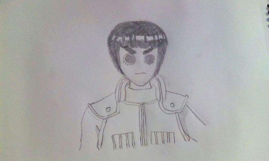 1024x614 Rock Lee! Drawing - Rock Lee Sketch