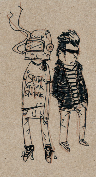 400x735 Free Sketch Rock N Roll Peeps By Maneatingclothes - Rock N Roll Sketch