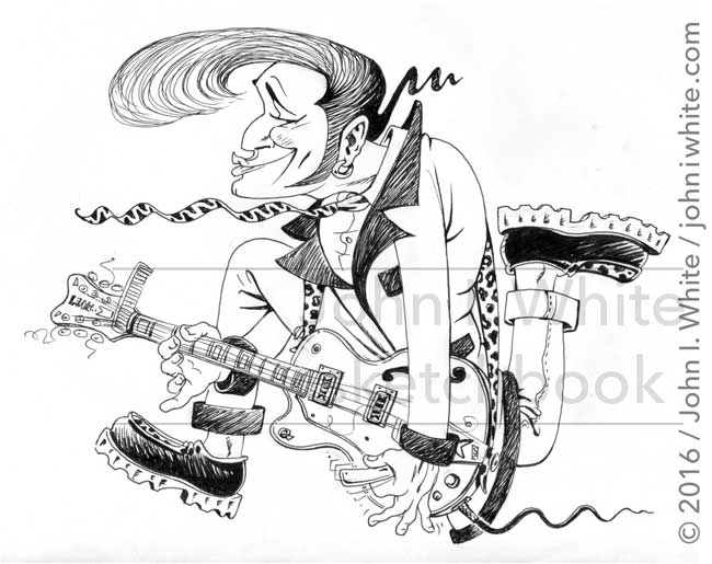 650x515 Vault Rockabilly Album John White - Rockabilly Sketch