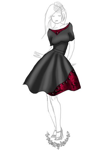 344x500 Rockabilly - Rockabilly Sketch