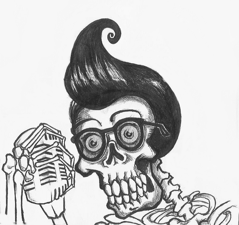 790x744 Rockabilly By Caizera - Rockabilly Sketch