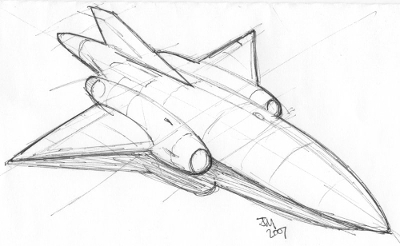 400x246 Randall Degges - Rocket Ship Sketch